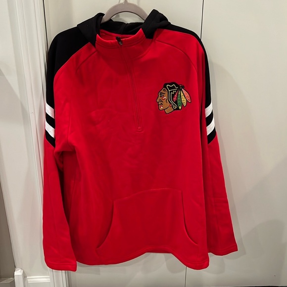 Blackhawks Half Zip Hoodie | New with tags - Picture 1 of 4